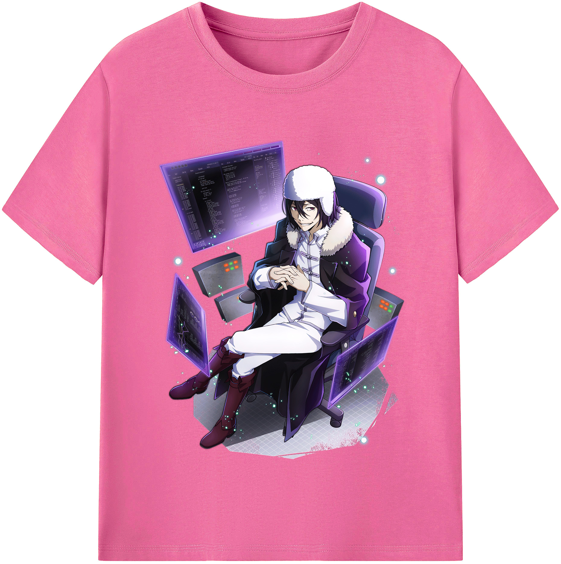 （画像用） 文豪ストレイドッグス Bungo Stray Dogs レディースカジュアルプリントTシャツ（綿100％）